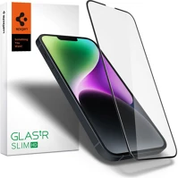 Spigen FD8809811851298 Iphone 13 üvegfólia -  glas.tr slim hd - üvegfólia fekete kerettel kép