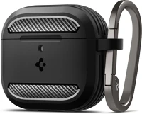 Spigen FD8809971234788 Airpods 4 tartó: airpods 4 -  rugged armor matt fekete tok kép