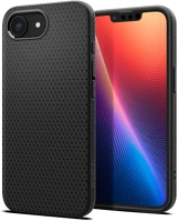 Spigen FD8809971239912-2 Telefontok iphone 17e -  liquid air - fekete szilikon hátlap tok kép