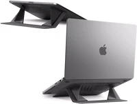 Spigen LD201-S6 összecsukható asztali laptop tartó, max. 14col, kompakt, sötétszürke kép
