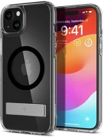 Spigen RS149838 Apple iphone 15, műanyag hátlap védőtok + szilikon keret, kitámasztóval kép