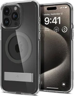 Spigen RS149840 Apple iphone 15 pro max, műanyag hátlap védőtok + szilikon keret kép