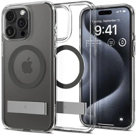 Spigen RS149841 Apple iphone 15 pro, műanyag hátlap védőtok + szilikon keret kép