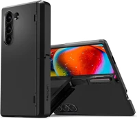 Spigen RS160362 védőtok, közepesen ütésálló, zsanérvédő és kitámasztó, ceruza kép