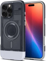 Spigen RS160419 Apple iphone 16 pro, műanyag hátlap védőtok, szilikon belső, magsafe kép