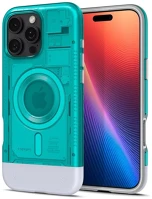 Spigen RS160422 Apple iphone 16 pro max, műanyag hátlap védőtok, szilikon belső, magsafe kép