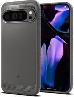 Spigen RS160910 Google pixel 9 pro xl, szilikon tok,  rugged armor, karbon minta, szürke kép