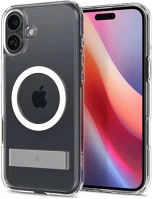 Spigen RS162045 Apple iphone 16, műanyag hátlap védőtok + szilikon keret, kitámasztóval kép