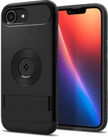 Spigen RS167400 Apple iphone 16e, szilikon tok, műanyag hátlappal, kitámasztóval, magsafe kép