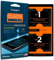 Spigen S22090 Nano liquid kijelzővédő , karcálló védőfólia folyadék, minden kép