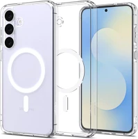Spigen S25 FE TOK Ultra hybrid magfit samsung galaxy s25 fe tok, magsafe, clear white, fehér kép