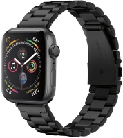 Spigen S44652 Apple watch 1-6, se (42 / 44 mm), fém pótszíj,  modern fit, fekete kép