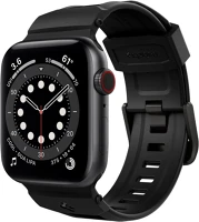Spigen S58733 Apple watch 1-6, se (42 / 44 mm), szilikon pótszíj, karbon minta kép