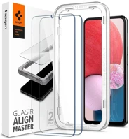 Spigen S65731 Samsung galaxy a13 4g sm-a135f / a137f, kijelzővédő fólia, ütésálló kép