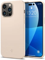 Spigen S66665 Apple iphone 14 pro max, műanyag hátlap védőtok,  thin fit, homok-beige kép