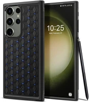 Spigen S73255 Samsung galaxy s23 ultra sm-s918, műanyag hátlap védőtok + szilikon keret kép