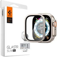 Spigen S74308 Apple watch ultra (49 mm), kijelzővédő fólia, ütésálló fólia (az kép
