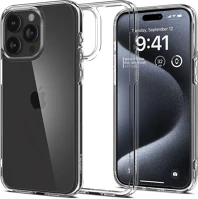 Spigen S76102 Apple iphone 15 pro, műanyag hátlap védőtok + szilikon keret kép