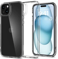 Spigen S76121 Apple iphone 15, műanyag hátlap védőtok + szilikon keret kép