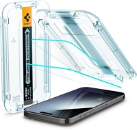 Spigen S76139 Apple iphone 15 pro, kijelzővédő fólia, ütésálló fólia (az íves kép