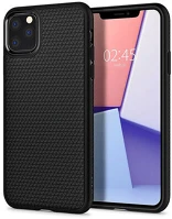 Spigen SP0004 Apple iphone 11 pro ütésálló hátlap -  liquid air - fekete kép