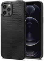 Spigen SP0071 Apple iphone 12/12 pro ütésálló hátlap -  liquid air - fekete kép