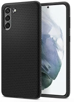 Spigen SP0079 Samsung g990f galaxy s21 ütésálló hátlap -  liquid air - fekete kép