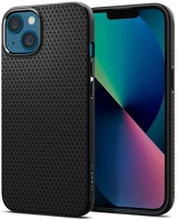 Spigen SP0124 Apple iphone 13 mini ütésálló hátlap -  liquid air - fekete kép