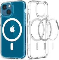 Spigen SP115147 Apple iphone 13 mini, műanyag hátlap védőtok + szilikon keret, magsafe kép