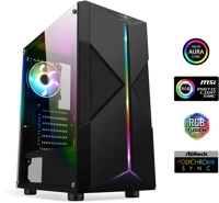 Spirit of gamer 8001RA Clone 3 rgb window black kép