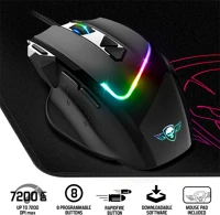 Spirit of gamer PRO-M3 RGB Pro-m3 rgb gamer egér + egérpad csomag (s-pm3rgb) kép