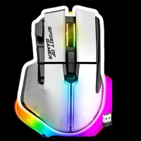 Spirit of gamer 8000DPI, 8 egér vezeték nélküli - pro-m5 arctic wireless (optikai kép