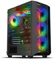 Spirit of gamer 8501RA Rebel nx tempered glass black kép