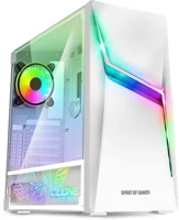 Spirit of gamer 8902RAW Clone 4 rgb tempered glass white kép