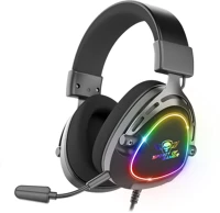 Spirit of gamer MIC-EH40BK fejhallgató - elite h40 black (multiplatform, rgb, 3.5mm jack, mikrofon kép