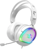 Spirit of gamer MIC-PH6WT fejhallgató - pro-h6 rgb white (multiplatform, mikrofon, 3.5mm jack kép