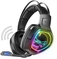 Spirit of gamer MIC-XH1300 Wireless fejhallgató -  (multiplatform, 7.1, mikrofon, hangerőszabályzó, nagy-párnás, fekete) kép