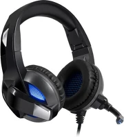 Spirit of gamer USB, PC/PS4 Xpert-h300 7.1 surround gaming headset fekete kép