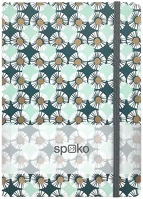 Spoko 01.08174 Jegyzetfüzet vonalas  a/5 96 lapos gumis keményfedeles margaréta kép