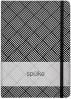 Spoko 01.08182 Jegyzetfüzet vonalas  a/5 96 lapos gumis keményfedeles négyzet kép