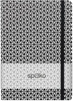 Spoko 01.08183 Jegyzetfüzet vonalas  a/5 96 lapos gumis keményfedeles háromszög kép