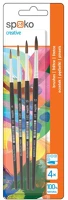 Spoko PÓNISZŐR 4 DB-OS Ecset készlet  póniszőr 4 db-os kép