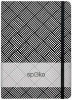 Spoko S081510703 Jegyzetfüzet  a/5 96 lapos gumis keményfedelű vonalas négyzet kép