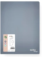 Spoko S112541201 Gyűrűskönyv  releaf pp a/4 35 mm 4 gyűrű softtouch szürke kép