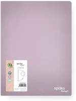 Spoko S112541301 Gyűrűskönyv  releaf pp a/4 35 mm 4 gyűrű softtouch lila kép