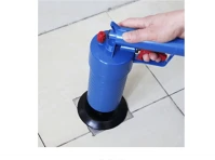 Sprinter A0136-11 Dugulás megszüntető WC pumpa - 3-féle fejjel - Kék - Sűrített levegős kép