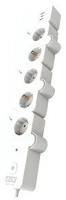 Sps GRBKSCU05C SRG5UF Túlfeszültségvédő flexibilis elosztó - 5x16a + 1 x usb-a + 1 usb-c kép