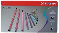 Stabilo 07.00422 Filctoll  pen 68 50 darabos fém dobozban kép