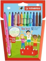 Stabilo 07.00438 Filctoll  trio a-z 12 darabos kép