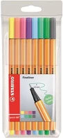 Stabilo 07.00475 Tűfilc  point 88 pasztell 8 darabos kép